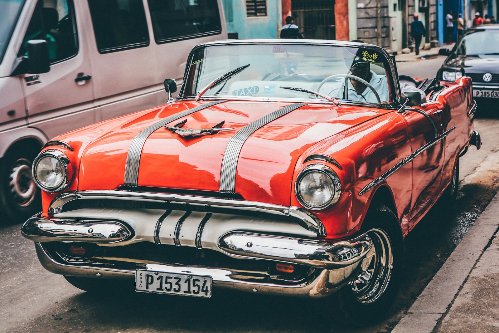 classic orange convertible coupe, Classic Car